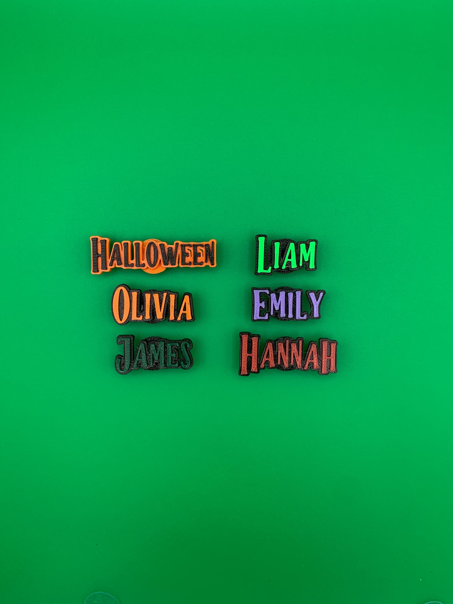 Halloween Font Charms