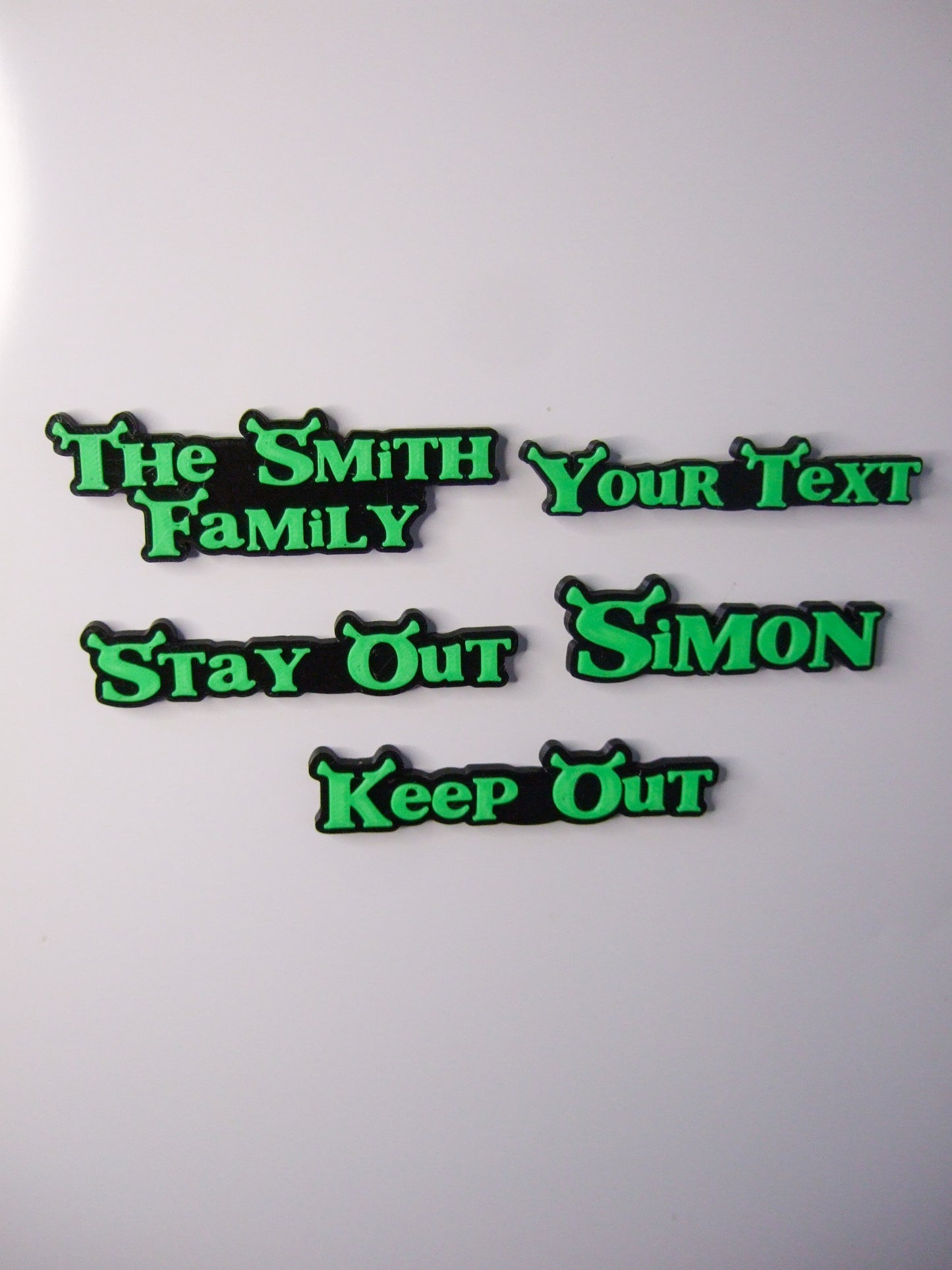 Personalised Shrek Fridge Magnets