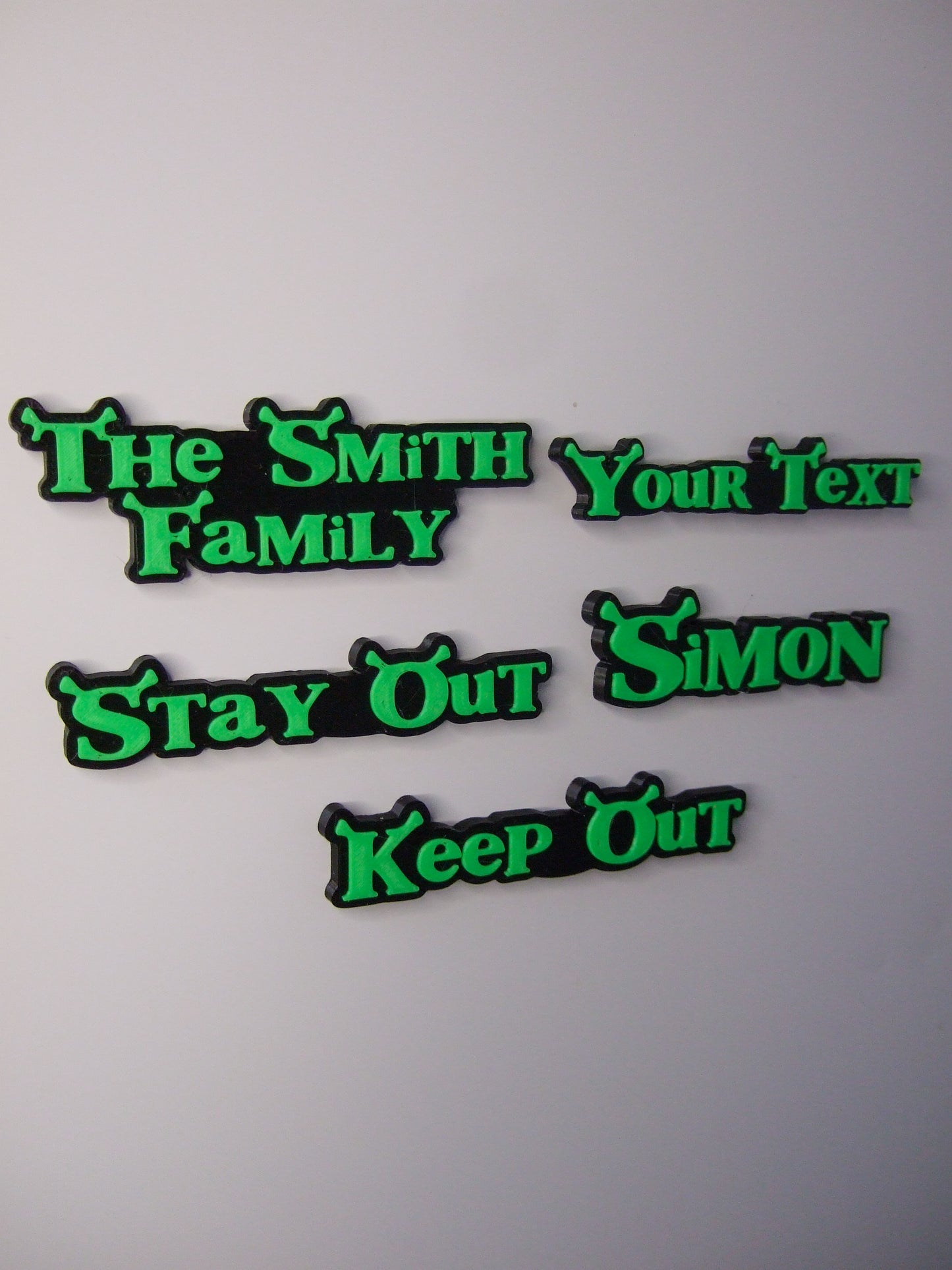 Personalised Shrek Fridge Magnets